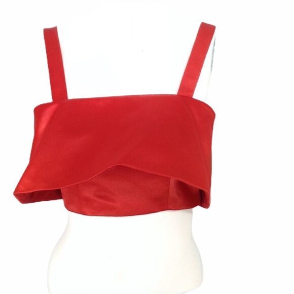 Lovers + Friends Adrienne Top Rare Red NWT Sz S - Picture 1 of 8